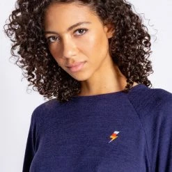 Loungewear + Pajamas PJ Salvage - Embroidered Lightning Long Sleeve Top