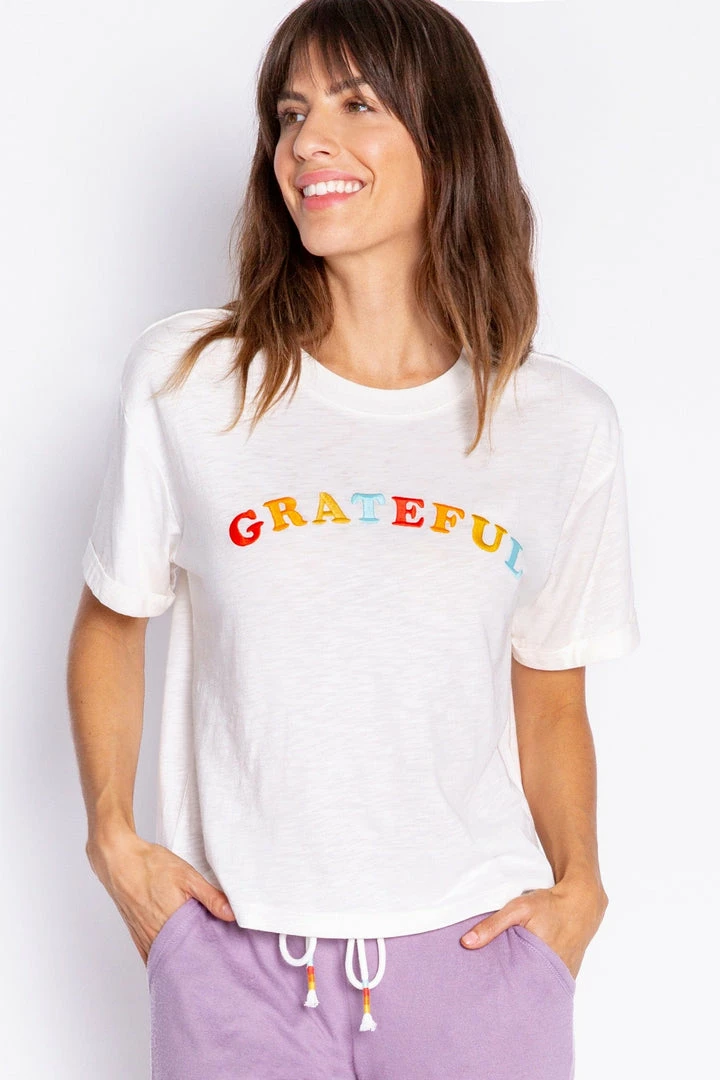 PJ Salvage - Grateful Short Sleeve Tee 3 PJ Salvage - Grateful Short Sleeve Tee