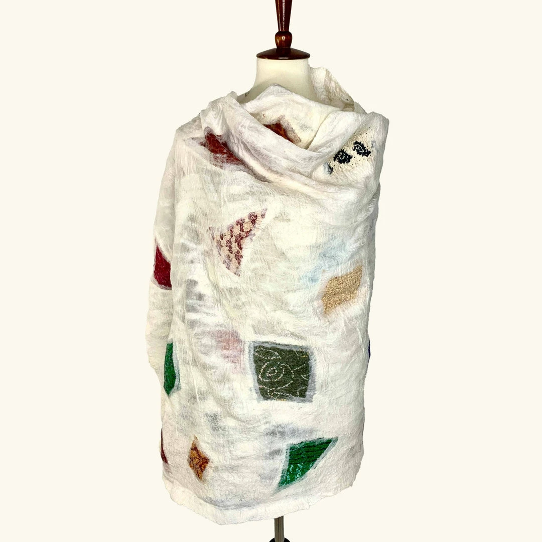 Outerwear Pomegranate Moon - Summer Mosaic Wrap 5 Outerwear Pomegranate Moon - Summer Mosaic Wrap