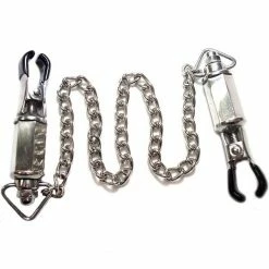 Kink + BDSM Rouge - Weighted Adjustable Nipple Clamps