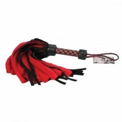 Ruff Doggie Style Ruff - Suede And Fluff Mini Flogger - 18in.