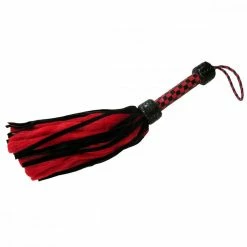Ruff Doggie Style Ruff - Suede And Fluff Mini Flogger - 18in.