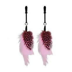 Kink + BDSM Sex Kitten - Feather Nipple Clamps