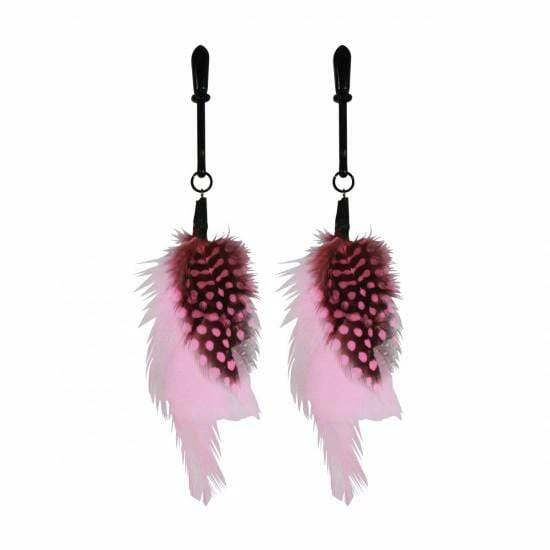 Kink + BDSM Sex Kitten - Feather Nipple Clamps 3 Kink + BDSM Sex Kitten - Feather Nipple Clamps