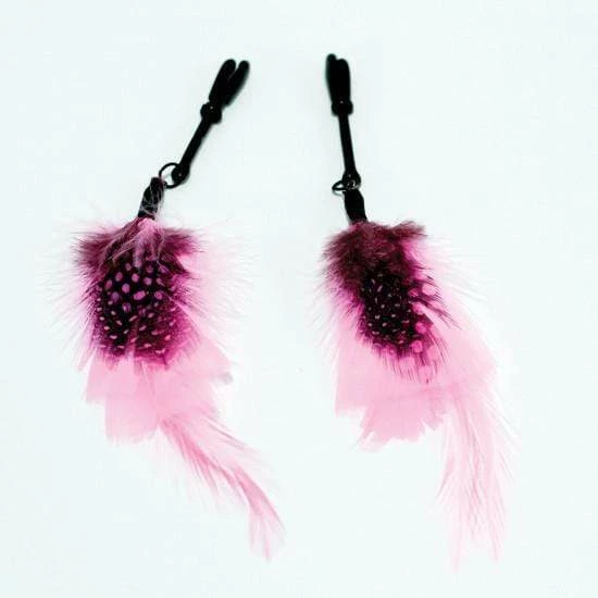 Kink + BDSM Sex Kitten - Feather Nipple Clamps 4 Kink + BDSM Sex Kitten - Feather Nipple Clamps