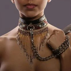 Kink + BDSM Shiri Zinn Tribal Beaded Collar