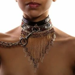 Kink + BDSM Shiri Zinn Tribal Beaded Collar