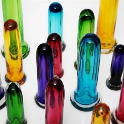 Simply Blown - Silky Glass, Purple Dildos