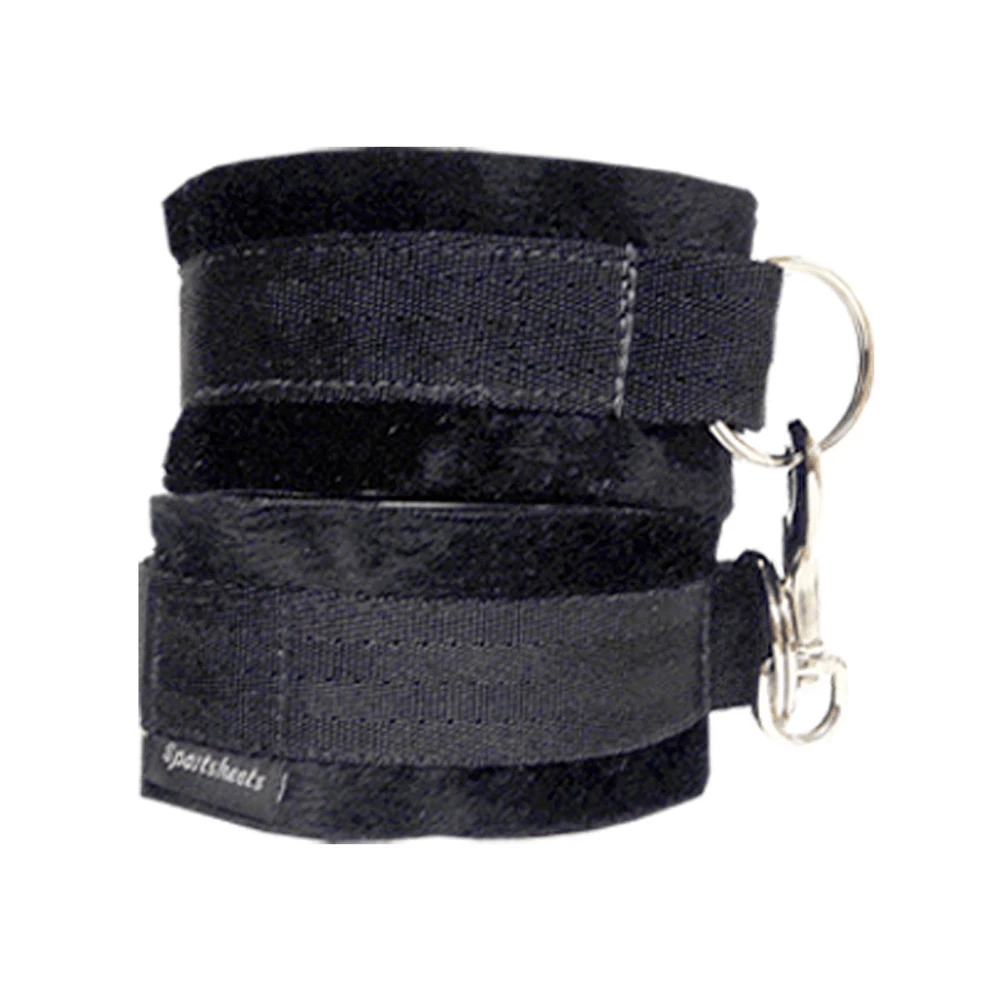 Sportsheets Soft Wrist Cuffs - Black 8 Sportsheets Soft Wrist Cuffs - Black
