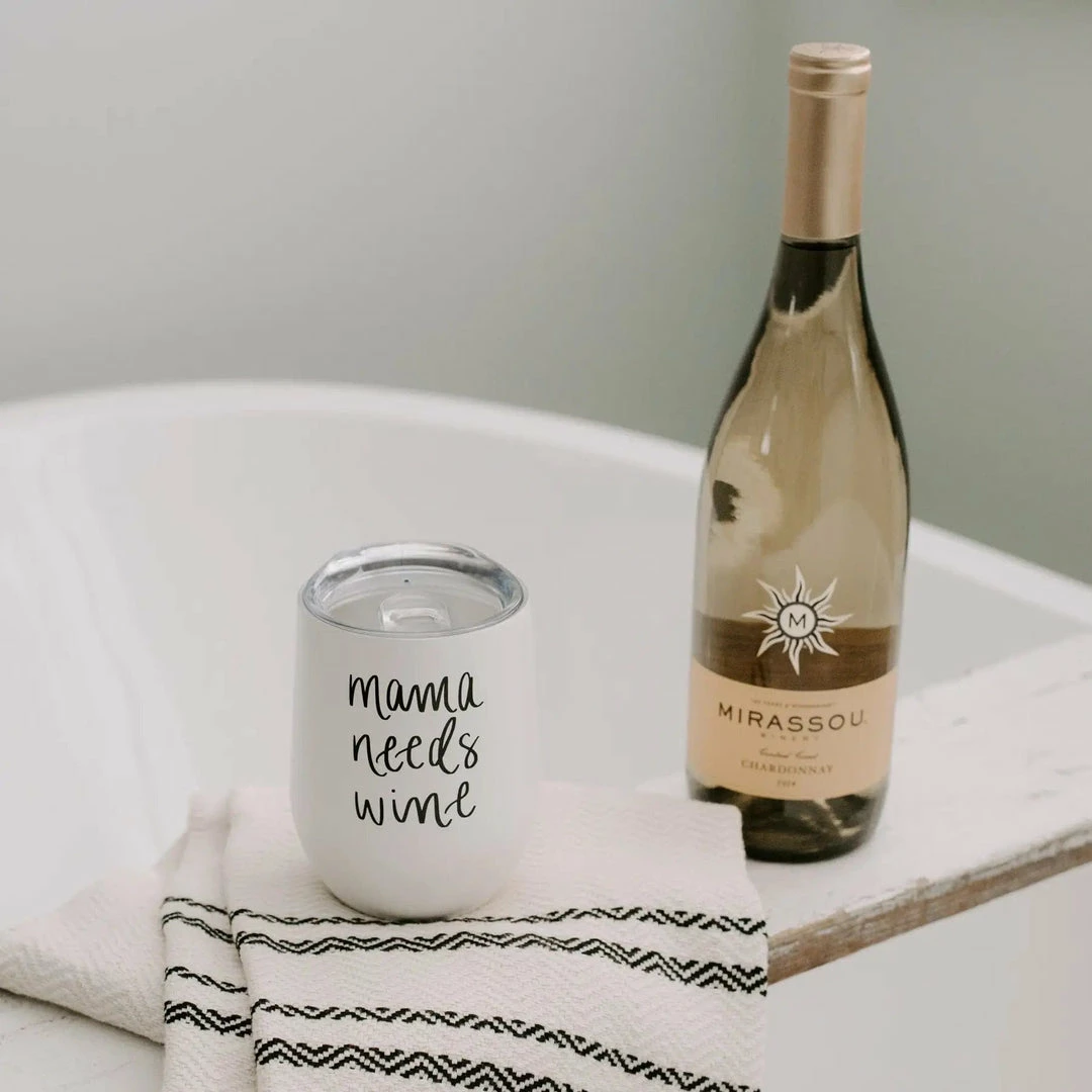 Sweet Water Decor - Mama Needs Wine Metal Wine Tumbler Home Decor + More 3 Sweet Water Decor - Mama Needs Wine Metal Wine Tumbler Home Decor + More