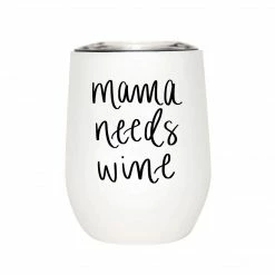 Sweet Water Decor - Mama Needs Wine Metal Wine Tumbler Home Decor + More 9 Sweet Water Decor - Mama Needs Wine Metal Wine Tumbler Home Decor + More