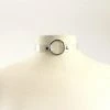 Touch Of Fur - Adjustable Clear PVC Collar With Metal O-Ring 1 Touch Of Fur - Adjustable Clear PVC Collar With Metal O-Ring