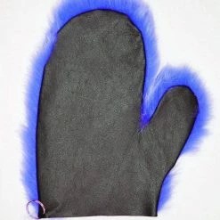 Touch Of Fur - Leather And Rabbit Fur Spanking Mitt