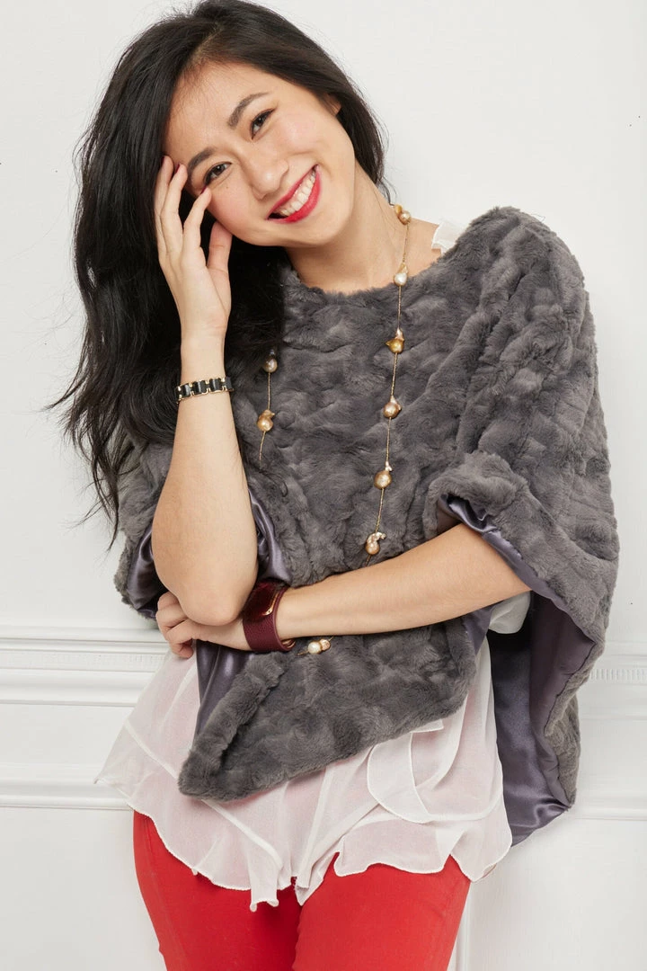 Tourance - Poncho - Le Marais Charcoal 3 Tourance - Poncho - Le Marais Charcoal