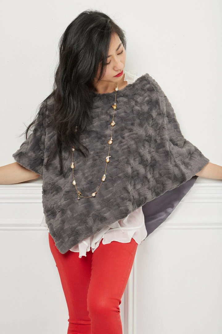 Tourance - Poncho - Le Marais Charcoal 4 Tourance - Poncho - Le Marais Charcoal