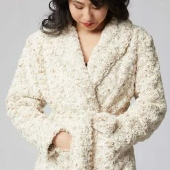 Tourance Robe - Rosebud Duo Tone Cream And Sahara Robes + Kimonos 10 Tourance Robe - Rosebud Duo Tone Cream And Sahara Robes + Kimonos