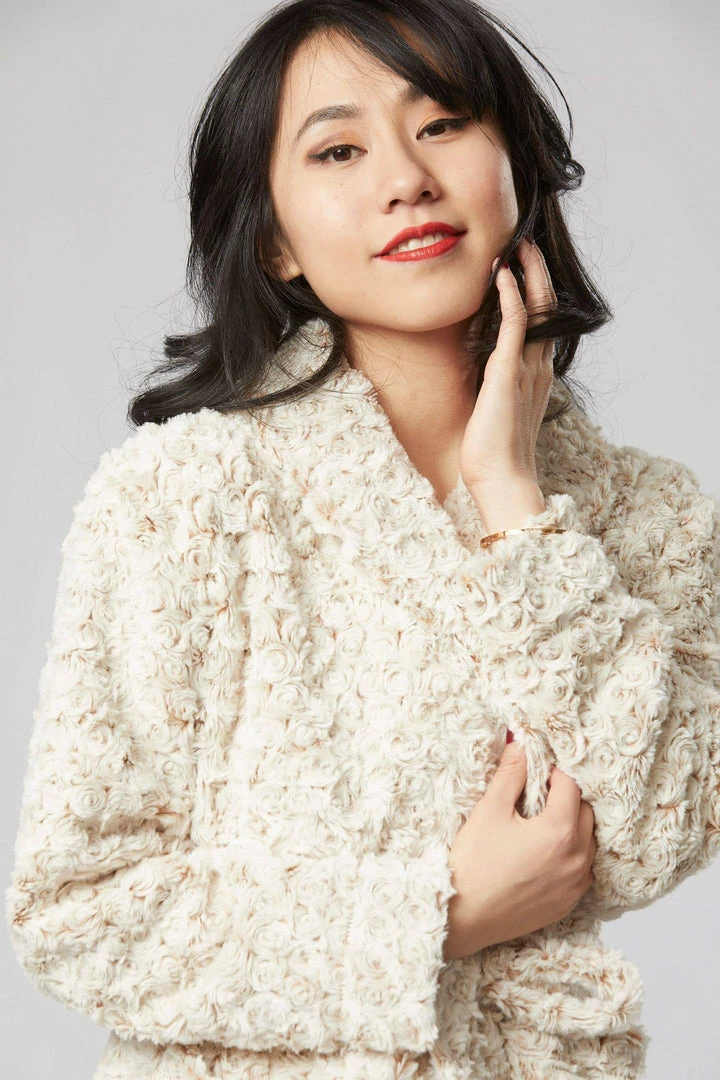 Tourance Robe - Rosebud Duo Tone Cream And Sahara Robes + Kimonos 7 Tourance Robe - Rosebud Duo Tone Cream And Sahara Robes + Kimonos