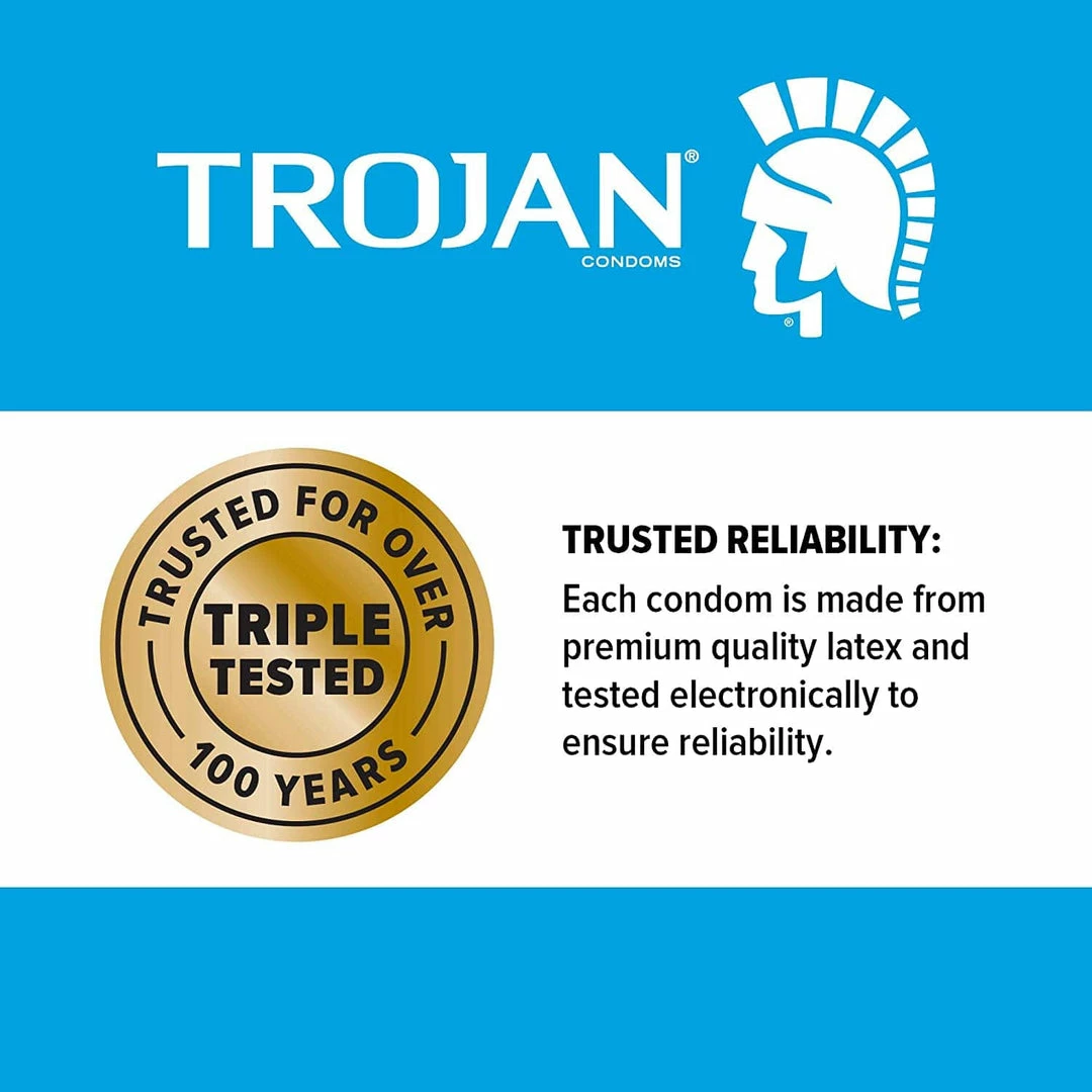 Trojan - Non-Lubricated Condom 12 Pack 5 Trojan - Non-Lubricated Condom 12 Pack