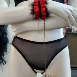 Fraulein Kink - Couture Maribou Handcuffs Lingerie Accessories