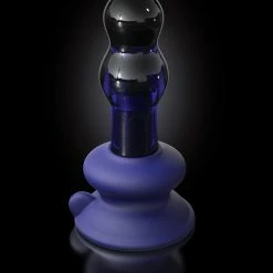 Pipedream Vibrators Icicles - No. 83 Vibrating Glass Plug With Remote, Blue 14 Pipedream Vibrators Icicles - No. 83 Vibrating Glass Plug With Remote, Blue