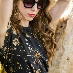 Dresses + Caftans Jennafer Grace - Celestia Tunic Top