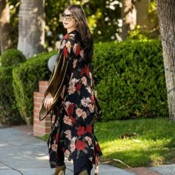 Jennafer Grace - Olive Blossom Canary Kimono Outerwear