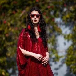 Dresses + Caftans Jennafer Grace - Ruby Sequin Caftan