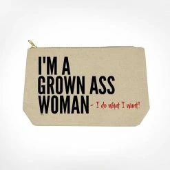 Twisted Wares - I'm A Grown Ass Woman Bitch Bag Toy Care, Cleaners + Storage