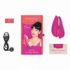 Womanizer - Liberty By Lily Allen - Pink/Orange Clit Suction Toys
