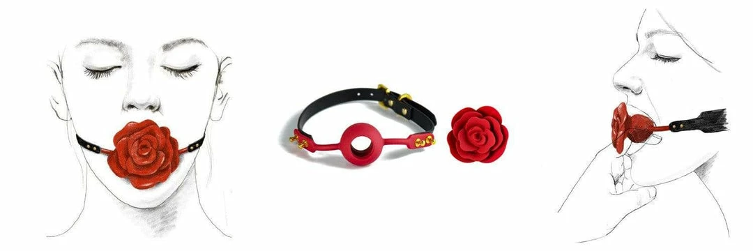 Kink + BDSM Zalo & Upko - Rose Ball Gag 6 Kink + BDSM Zalo & Upko - Rose Ball Gag